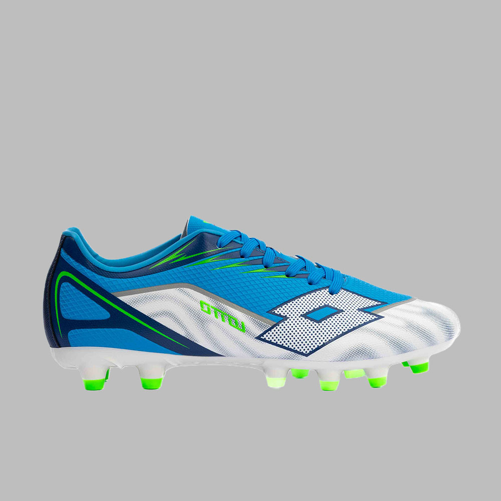Guayos Lotto Hombre Impact TPU - Azul - Fútbol | Terreno Firme