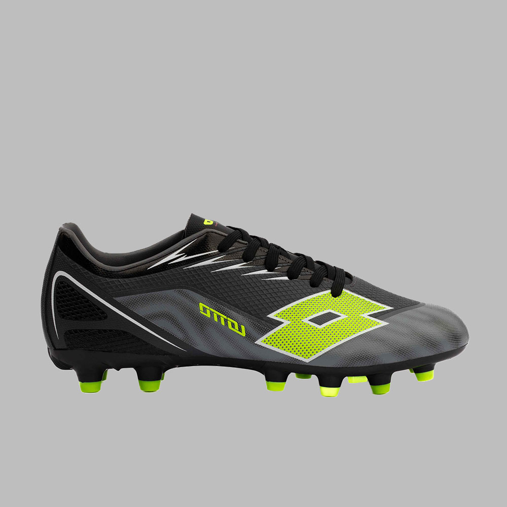Guayos Lotto Hombre Impact TPU - Negro - Fútbol | Terreno Firme