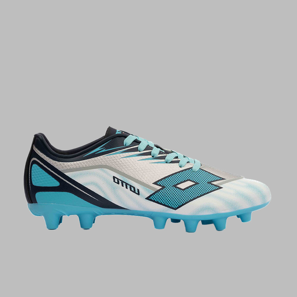Guayos Lotto Hombre Impact TPU - Plateado - Fútbol | Terreno Firme