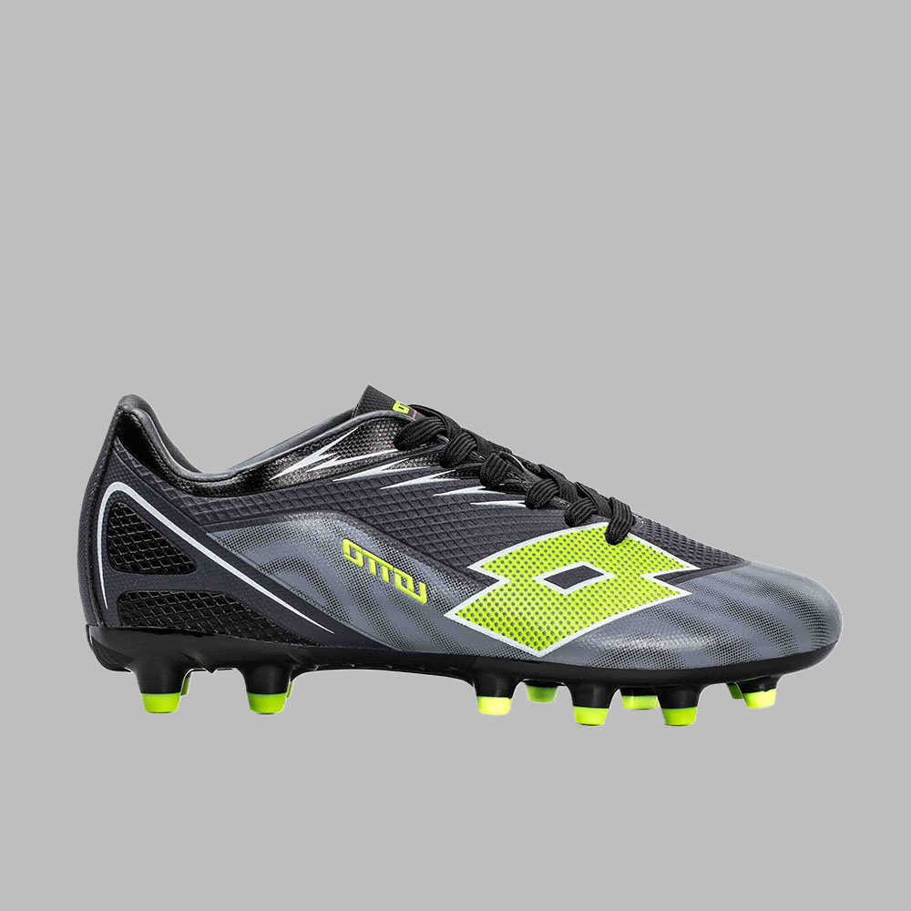 Guayos Lotto Kids Impact TPU - Negro - Fútbol | Terreno Firme