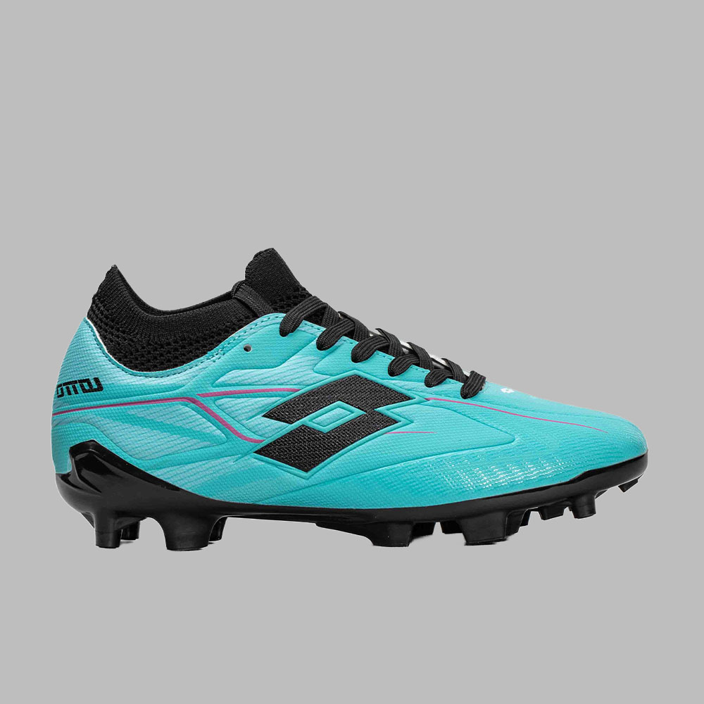 Guayos Lotto Kids Thunder Metasock TPU - Azul - Fútbol | Terreno Firme