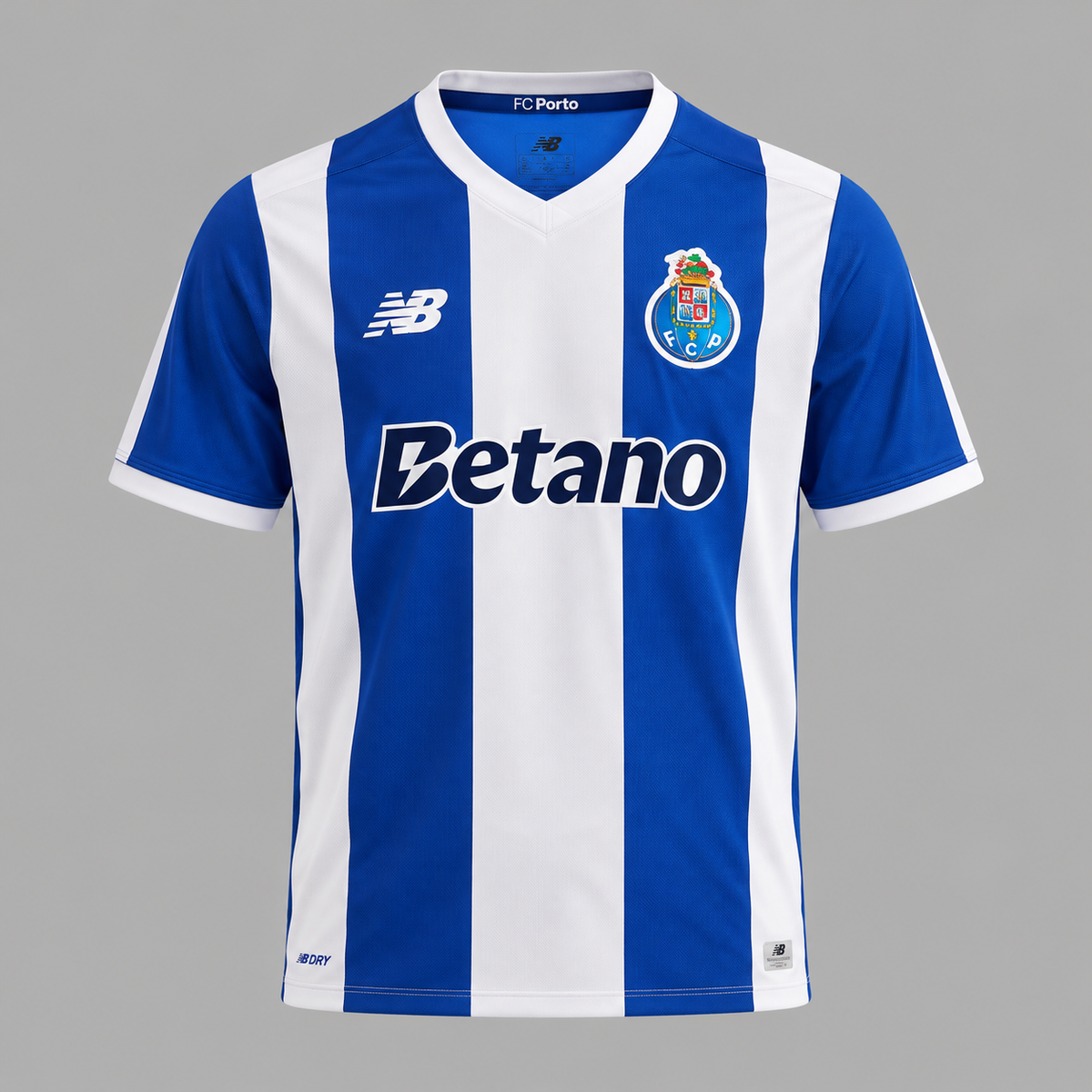 Camiseta New Balance Hombre Local FC Porto 26/27 - Blanco - Azul - Fútbol | Uso casual y entrenamiento