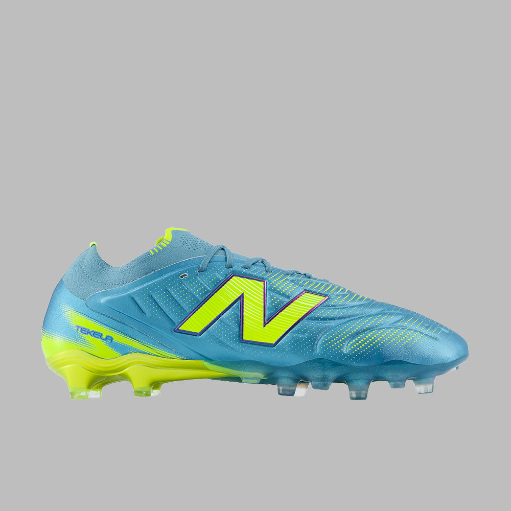 Guayos New Balance Hombre  Tekela Elite Low Laced FG V5 - Azul  - Fútbol |Césped Natural